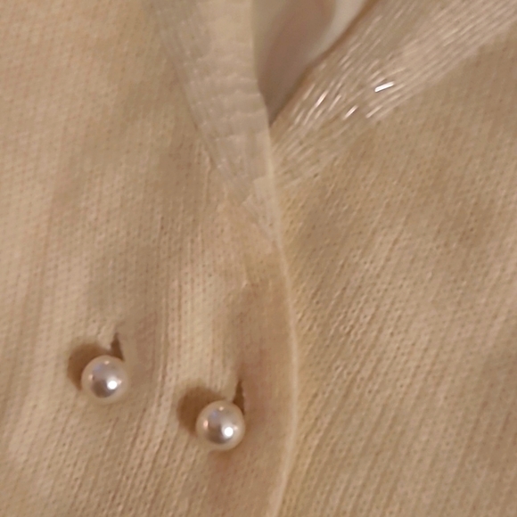 Vintage I.B Diffusion Dressy Lambswool/Angora Sweater/Jacket - Picture 3 of 8